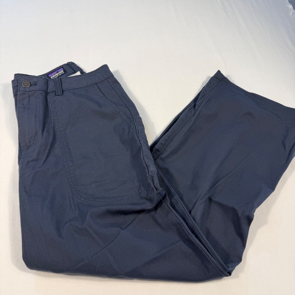 Patagonia Womens 10 All Wear Pants Organic Cotton Stretch Gray Outdoor‎ hiking